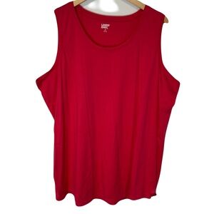Lands’ End Tank Top Hot Pink Size 2X